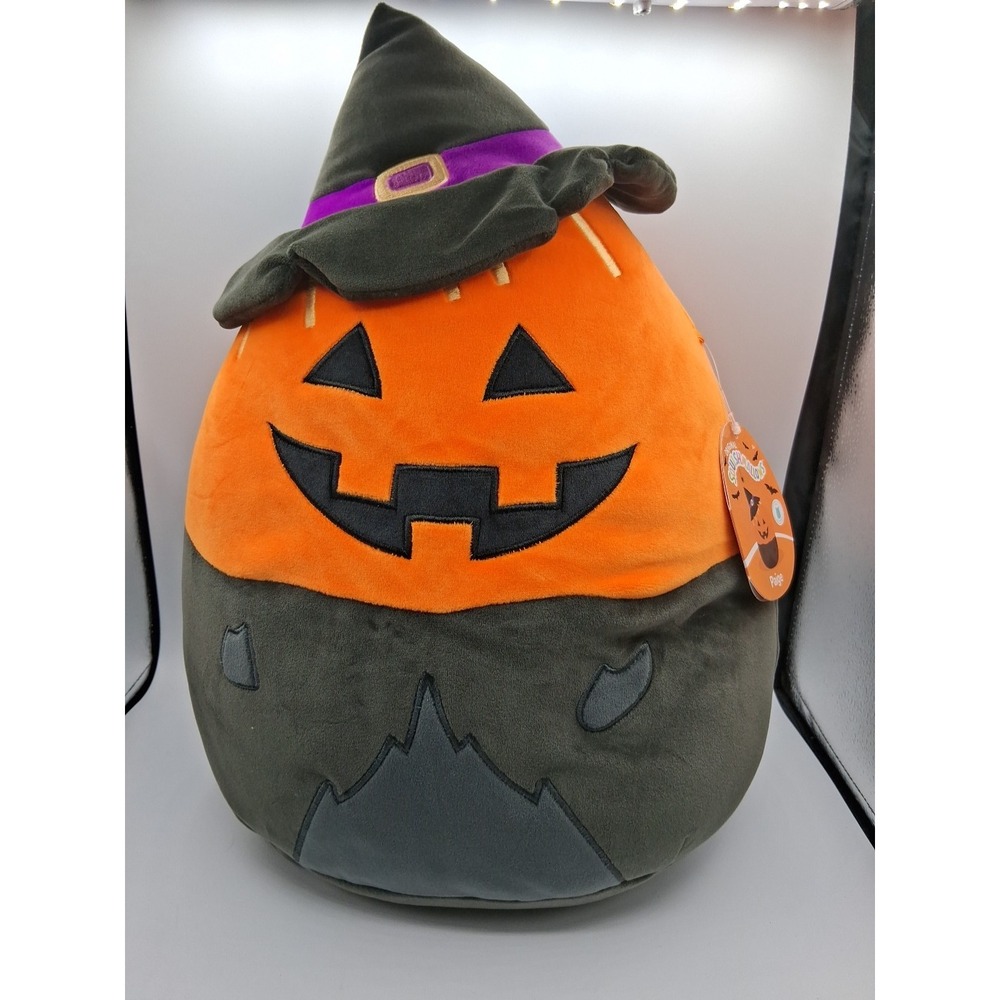 Squishmallows: Paige the Jack-o-Lantern Pumpkin 16 inch Halloween 2024